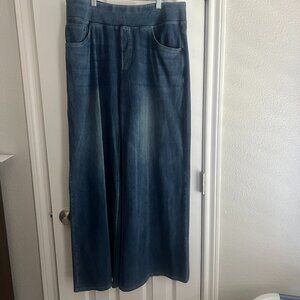 Halara Flex™ High Waisted Multiple Pockets Baggy Wide Leg Washed Stretchy Knit C